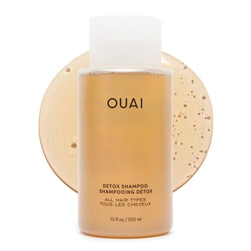 OUAI Detox Shampoo Pulizia chiarificante per sporco, olio, prodotto e accumuli di acqua dura. Ottieni ricci super puliti, morbidi e rinfrescati. (10 oz)