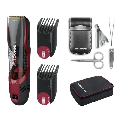 Rowenta TN9310F0 Airforce Ultimate Tagliacapelli con Sistema di Aspirazione