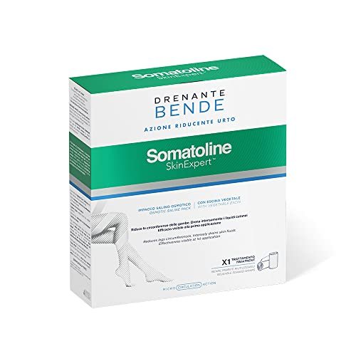 Somatoline SkinExpert, Bende Azione Riducente Urto Starter Kit, Bendaggio Drenante Gambe, con Escina Vegetale