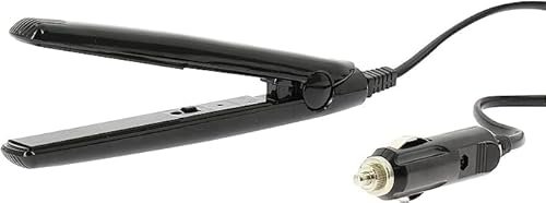 CR-MOESANCO® Piastra lisciante per capelli, 12 V, per viaggio, auto, camper, con accendino