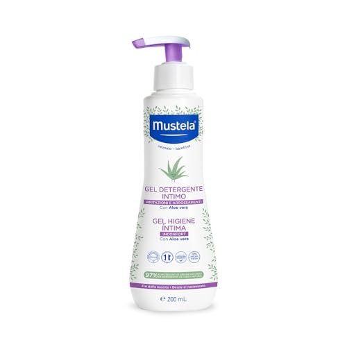 Mustela Gel Igiene Intima, Cambio Pannolino, con Perseose di Avocado BIO, Neonati e Bambini - Deterge delicatamente la zona intima, 97% Ingredienti di Origine Naturale (200ml)