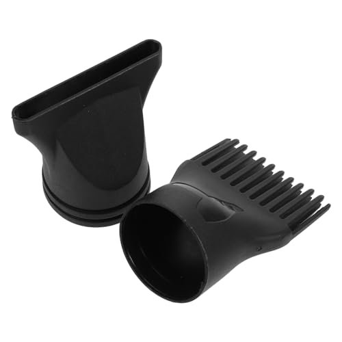 Gatuida 2 Pz Bocchetta Dell'asciugacapelli Diffusore Per Asciugacapelli Bocchetta Per Asciugacapelli Accessorio Universale Per Asciugacapelli Ugello Dell'asciugacapelli Black Plastica