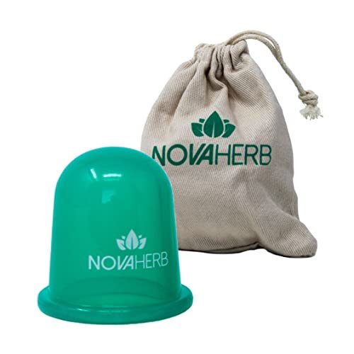 NovaHerb NOVACUP – Coppetta Anticellulite per Corpo Gambe Braccia | Rassodante Cupping Cosce Glutei e Addominali | Dispositivo contro cellulite e smagliature | Massaggiatore in silicone
