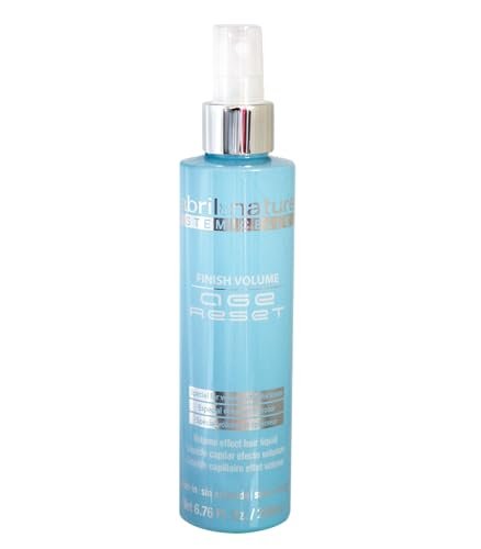 abril et nature - Spray Professionale di Parrucchieria Age Reset - Effetto Volume - Per Capelli Sottili - Ingrossa la Fibra Capillare - Rigenera e Rinnova - Siero Capelli Idratante - 200 ml