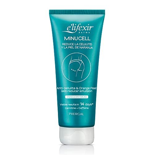 Elifexir Minucell - Crema Anticellulite Idratante | Tonifica e Rimodella il Contorno del Corpo | Riduce la Cellulite e la Pelle a Buccia d'Arancia | Idratante + Rassodante Corpo - 200ml