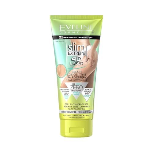 Eveline Cosmetics Slim Extreme 4D Laser Siero Riduzione Smagliature con Tecnologia RetiCorrect - 200ml