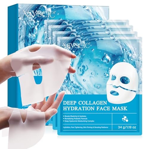 Maschera Collagene Viso Coreana, Maschera Viso Coreana, Maschera Viso Collagene, Maschera al Collagene Viso Coreana, Bio Collagen Real Deep Mask, Maschera Viso Idratante Rassodante Antirughe e Lifting