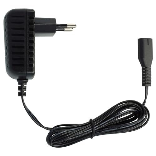 vhbw alimentatore compatibile con Rowenta Wet & Dry TN5100, TN5120 tagliacapelli - 150 cm