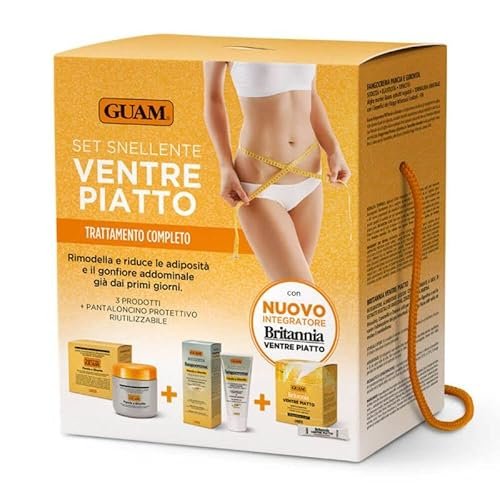 GUAM - SET SNELLENTE VENTRE PIATTO [Fanghi d'Alga + Fangocrema + Britannia]
