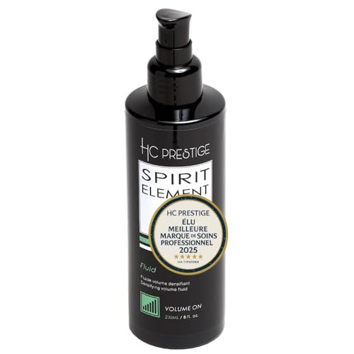 HC Prestige Fluide Volume On – Cura capelli Volumatore professionale per capelli fini – Formula naturale con cheratina addensante e proteine vegetali – Made in France 230 ml