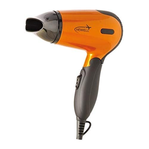Howell HO. HP1530LUX Asciugacapelli da Viaggio, 1500 W, Plastica, 2 velocità, Assortiti