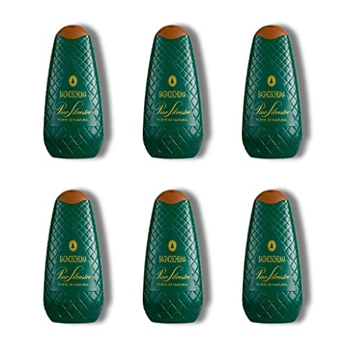 6 confezioni di “Pino Silvestre Forte di natura” da 750 ml, bagnoschiuma