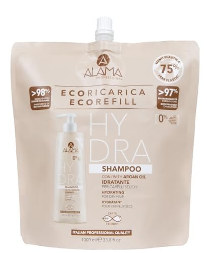 Alama Hydra Shampoo Capelli Idratante Con Argan Oil Ricarica 1000ml