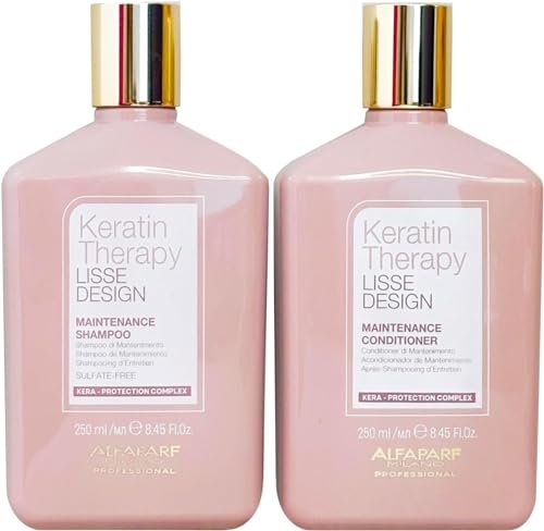 Alfaparf Keratin Therapy Lisse Design Set Shampoo 250 ml + Balsamo 250 ml