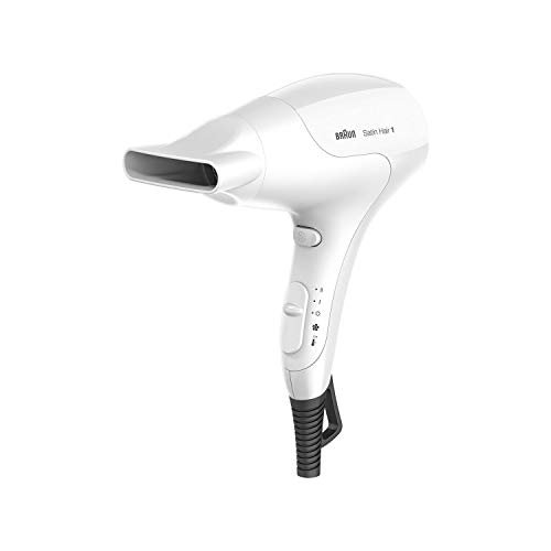 Braun Satin Hair 1 PowerPerfection Asciugacapelli HD180, Potente, Compatto, Leggero