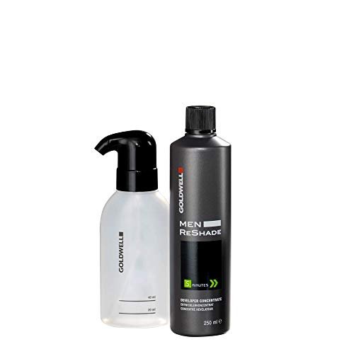 Concentrato sviluppatore Goldwell Men Reshade 250 ml e flacone applicatore