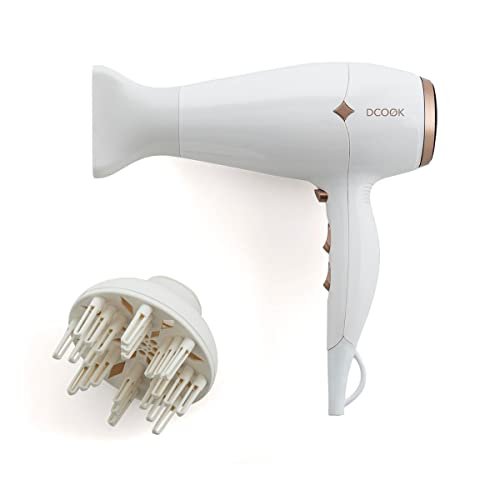 DCook SECADOR 2100W Asciugacapelli 2100 W, Ceramica, Nero, Estandar