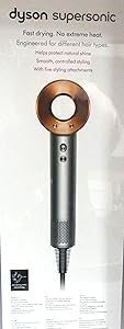 Dyson Supersonic HD07 - Asciugacapelli con 5 accessori in rame/nichel, 110000 giri/min, asciugacapelli a freddo, senza calore estremo, numero di articoli: 1, 1,0 pezzi, 0,65 kilograms