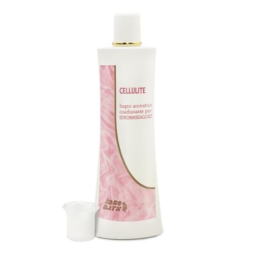 IDRO BATH Fragranza/Bagno Aromatico Cellulite 400ml + Dosatore- Profumo a Base Oli Essenziali per Vasca Idromassaggio Teuco,Jacuzzi,Glass,Hafro,ECC. Dosatore graduato in Omaggio
