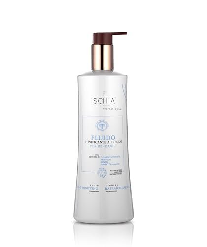 Ischia eau Thermale [500 ml.] Fluido per Bendaggi a Freddo - Uso Professionale - Tonificante, Defaticante e Rinfrescante - Nickel Tested