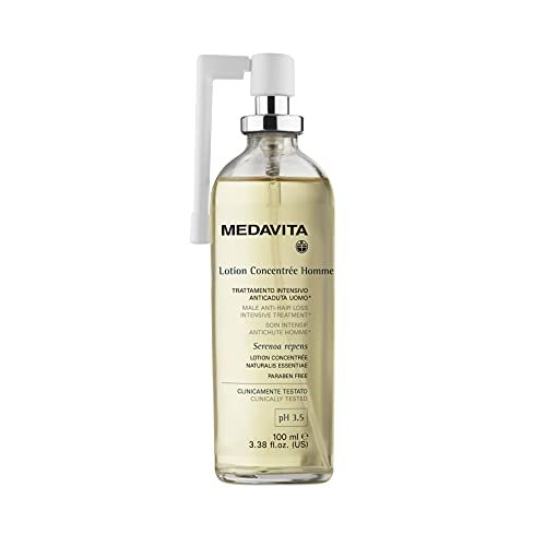 Medavita, Lotion Concentrée Homme, Trattamento Intensivo Anticaduta Uomo Spray, pH 5.5, 100 ml