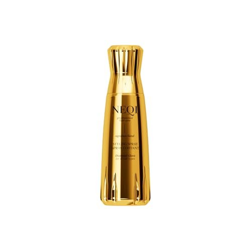 NEQI DIAMOND GLASS Spray Termoprotettivo 180ml - Spray lucentezza per capelli lisci e setosi - Protezione dall’umidità, Effetto Capelli di Vetro - Per tutti i tipi di capelli - Made in Italy