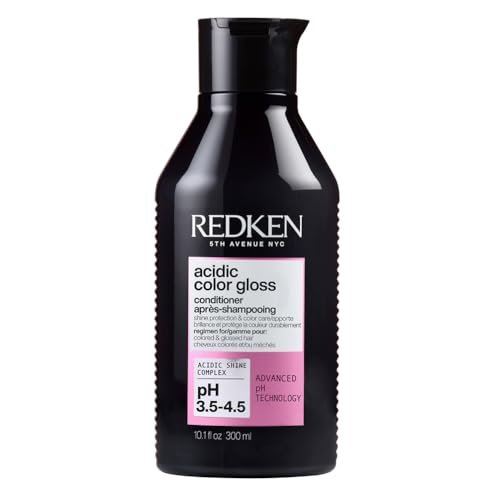 Redken, Balsamo per Capelli Colorati, Tinti e Spenti, Protegge il Colore, Dona Luminosità, Formula con PH Acido, Acidic Color Gloss, 300 ml