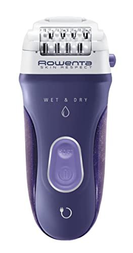 Rowenta EP8050 Skin Respect Epilatore Elettrico per Donna Wet&Dry, con 5 Accessori, 1 unità, 1