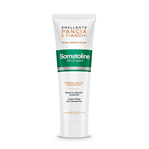 Somatoline SkinExpert, Snellente Pancia e Fianchi Crema Effetto Caldo, Trattamento Corpo Anticellulite, Con Polisaccaridi Liftanti, 250ml