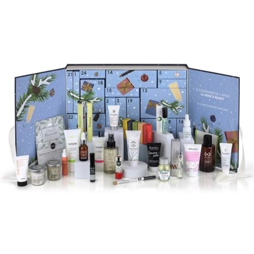 ULTIMI PEZZI Calendario La French Beauty - Valore 376€ - 24 prodotti di bellezza francese - 18 pepite 100% clean - Cura viso - Profumo - Trucco - Cura del corpo e dei capelli