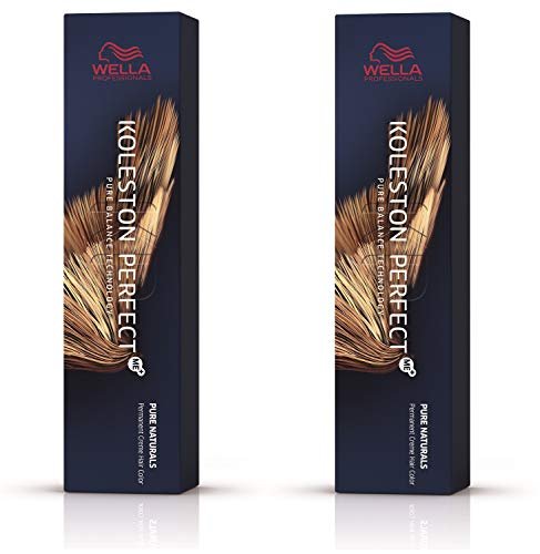 Wella Koleston Perfect Me+ KP Pure Naturals 5/00 - Confezione da 2 pezzi, colore: Marrone chiaro naturale intenso