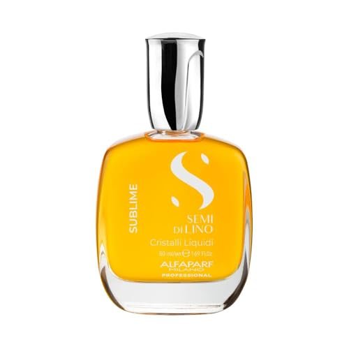 Alfaparf Milano| Semi di Lino Sublime |Cristalli Liquidi - Siero illuminante istantaneo per tutti i tipi di capelli, 50ml