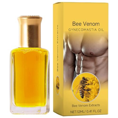 Ape Gynecomastia Olio - Olio Nutriente Per La Cura Del Seno | Ollio Rassodante | OLlio Di Serraggio Del Torace Adatto Per Massaggio Corporeo Per La Pelle Fermezza Bilancia Ormonale Uomo Riduzione