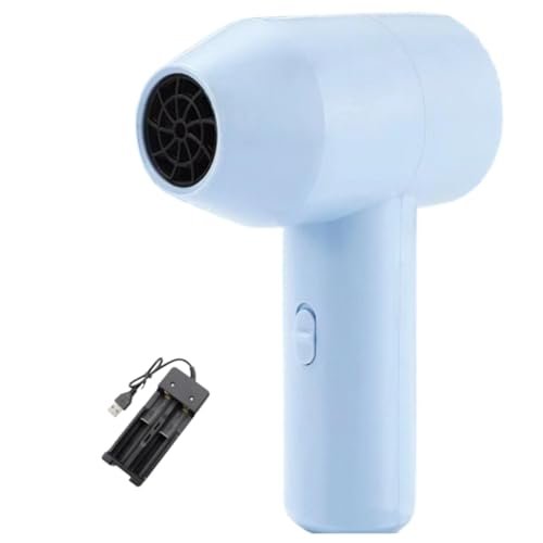 Asciugacapelli Usb Ricaricabile Senza Fili Portatile Aria Calda, Asciugacapelli Viaggio, Asciugacapelli Portatile Batteria, Asciugacapelli Senza Fili, Strumento Di Asciugatura Per Artisti（ blu）