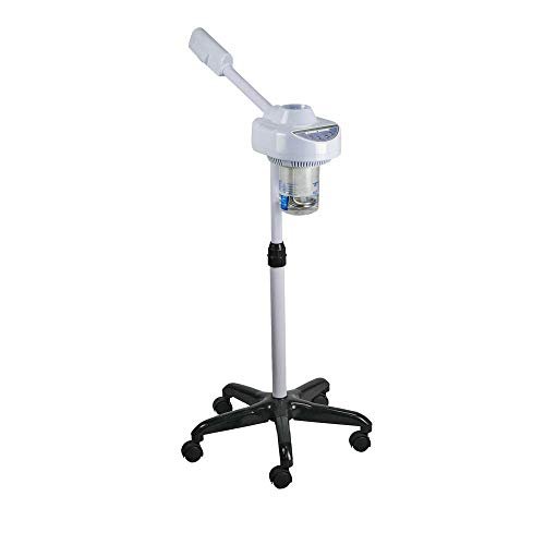Beltom® VAPORIZZATORE FACCIALE DIGITALE CON OZONO PER PULIZIA VISO 750 W. STATIVO REGOLABILE A 5 RAZZE E BECCUCCIO PER OLII ESSENZIALI ESTETISTA ESTETICA BELLEZZA