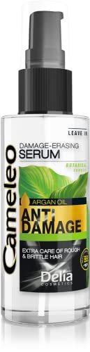 Cameleo - Siero alla Cheratina - Per Capelli Danneggiati, Secchi, Ruvidi e Crespi - Eccellente Trattamento Rigenerante e Cura con Cheratina Biomimetica e olio di Argan - 55ml