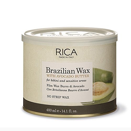 Cera Brasiliana Burro di Avocado strappo manuale senza strisce 400 ml RICA