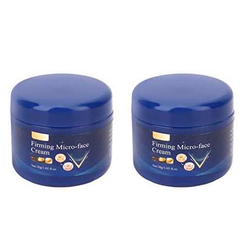Crema Viso Snellente, Crema Riduttore del Grasso Viso Crema Lifting a Forma di V Lifting Rassodante Rimodella Viso Migliora i Muscoli Masseteri Crema Viso Snellente 1.1 Oz