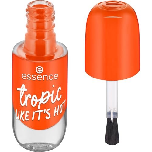 Essence Cosmetics Smalto Unghie Gel, Lunga Durata, Risultato Immediato, Asciugatura Rapida, Lucida, Colore Intenso, 8 ml