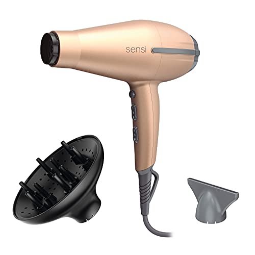 Gama Italy Professional Phon Tempo 5D Sensi - 2200 W Di Potenza - Innovativa Teconologia 5D Ultra Ozone Ion Protect - Massima Cura E Protezione Dei Capelli - 530 g