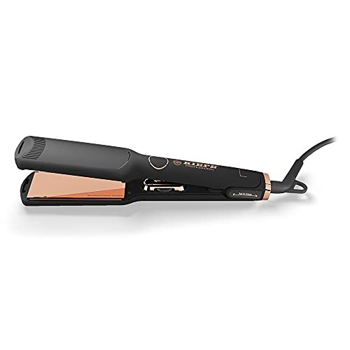 Kiepe Piastra per capelli Professionale Pure Rose Gold con display digitale e placca in titanio. Misura L