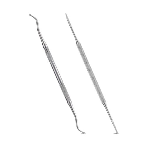 Lima per Unghie, sollevatori，Punta Curva,Set per manicure e pedicure,kit per la rimozione delle unghie dei incarnite, acciaio inox strumenti，adatto casa e salone