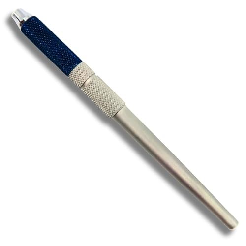 Manico Porta Lama per Sgorbia in Alluminio con Chiusura a Vite – Compatibile con Lame Best Blade e Universali – Manico Porta Lame Sgorbia Professionale per Pedicure, Rimozione Calli e Cura Piedi