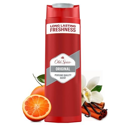 Old Spice Oasis 3 in 1 Shampoo multiuso per capelli, viso e corpo, 400 ml, freschezza di lunga durata, profumo di qualità, pulizia profonda