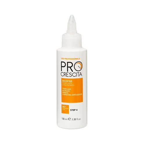 Pro Crescita - Booster Stimolante Concentrato - Formula di Origine Naturale per Favorire la Crescita dei Capelli - Dona Forza, Spessore e Brillantezza - Prodotti per Crescita Capelli - 100 ml