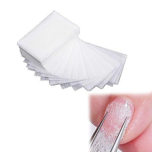 USTNIR 40 Pezzi Fibra di Vetro Ricostruzione Estensione Gel Acrilico Estensione Delle Unghie in Seta per Nail Art in Fibra Di Vetro