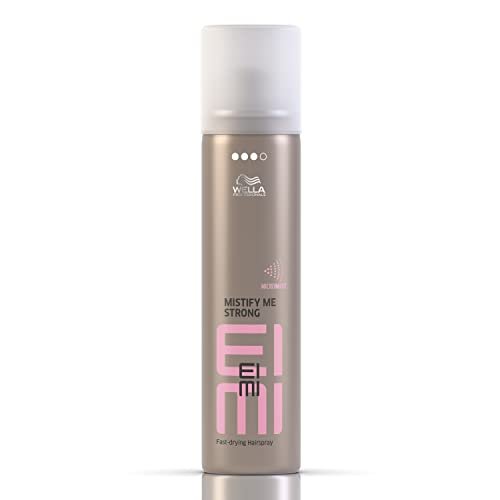 Wella Professionals EIMI Mistify Me Strong, Lacca Spray Tenuta Forte, Spray Modellante, Tenuta fino a 24 ore, Protegge da Umidità, Calore, Raggi UV, Per Tutti i Tipi di Capelli, 75ml