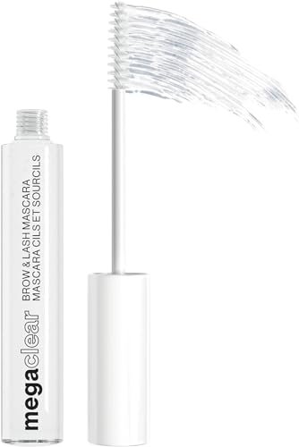 Wet n Wid Mega Clear Mascara, Mascara Trasparente per Ciglia e Sopracciglia, Formula Idratante con Vitamina E e Proteine della Soia, Effetto Naturale e Nutriente, Tonalità Clear