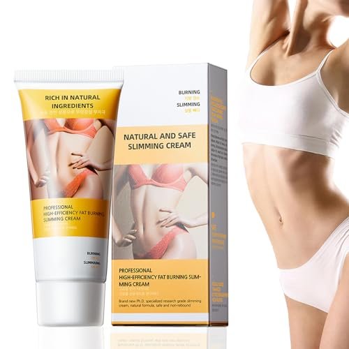 Crema Snellente Anticellulite 60g,Crema Corpo Rassodante per Pancia Vita Glutei,Brucia Grassi,Riduce la Cellulite e Modella la Silhouette,Uomo e Donna