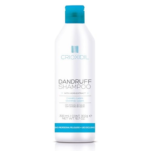 CRIOXIDIL - Shampoo Antiforfora - Dandruff Shampoo - 300 ml - Pulizia delicata - Trattamento per pelle capelluto con forfora - Reidrata e lenisce il cuoio capelluto